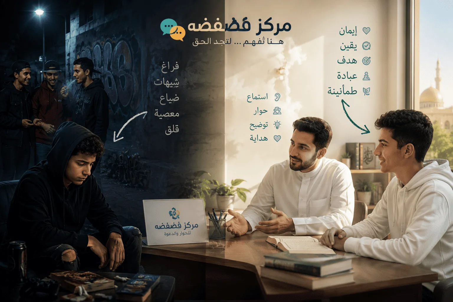شاب مهتدي